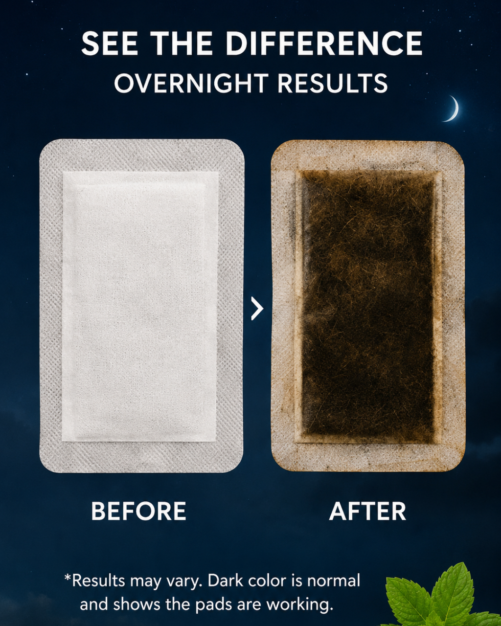 Ever Being Detox Foot Pads – Natural Overnight Cleanse